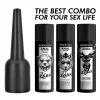 Black Hole Anál síkosító applikátor precíz, ergonómikus 30 ml S méret fekete