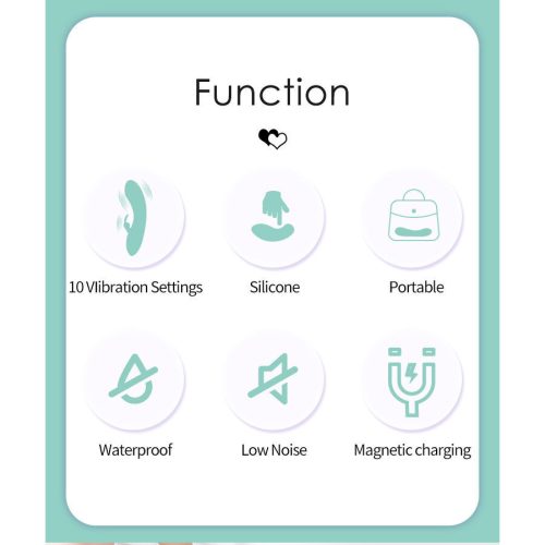 Pretty Love DJ Stick G-pont vibrátor türkiz