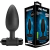 Mr Play Anál plug Rezgő, 10 mód USB-töltés Fekete