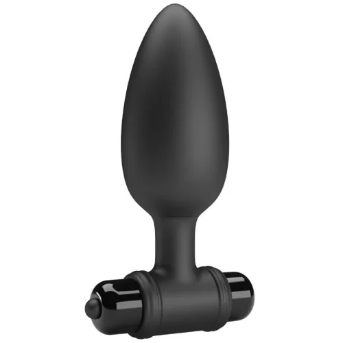 Mr Play Anál plug Rezgő, 10 mód USB-töltés Fekete
