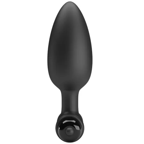 Mr Play Anál plug Rezgő, 10 mód USB-töltés Fekete