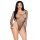 LEG AVENUE - érzéki hálós bodysuit fekete színben