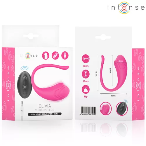 INTENSE - Olivia Pink – vibráló tojás távirányítóval
