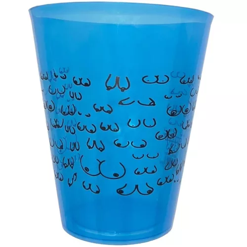 Diablo Picante Blue Cup ivópohár 500 ml fekete mintával