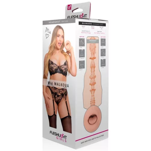 Fleshlight Mia Malkova Headshot Mouth maszturbátor - száj