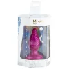 Silexd Anál plug Termoreaktív, spirális textúra 9,2 cm rózsaszín