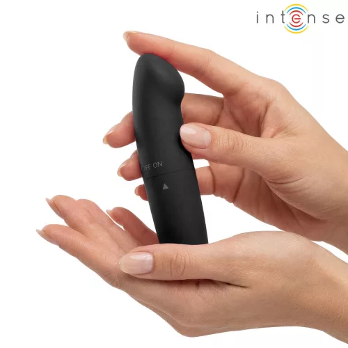 Intense Vibrátor G-pont stimuláló, csendes 13 cm fekete