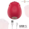 Intense Csiklóizgató Nyomáshullámos, 10 mód, USB töltős Bordeaux