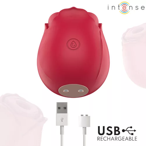 Intense Csiklóizgató Nyomáshullámos, 10 mód, USB töltős Bordeaux