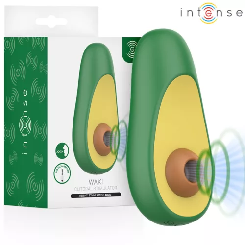 Intense Clitoris szívó stimulátor több fokozatú vízálló tölthető fekete