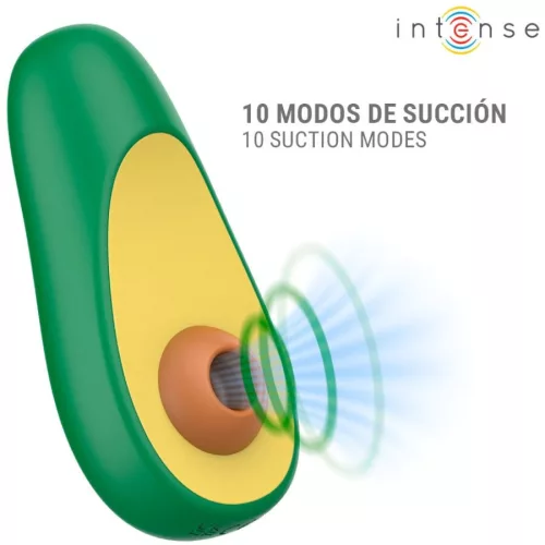 Intense Clitoris szívó stimulátor több fokozatú vízálló tölthető fekete