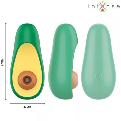 Intense Clitoris szívó stimulátor több fokozatú vízálló tölthető fekete