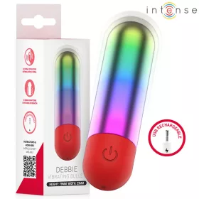   Intense Vibrátor Rezgő 10 mód USB-töltés Vízálló 7 cm Szivárvány színű