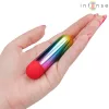 Intense Vibrátor Rezgő 10 mód USB-töltés Vízálló 7 cm Szivárvány színű
