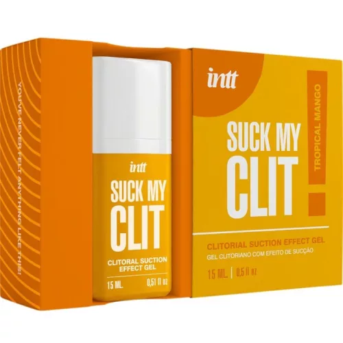 INTT Suck My Clit bizsergető csiklóizgató gél - mangóízű, 15ml