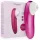 Womanizer Vibrátor Léghullámos, 11 fokozat, USB töltős Rózsaszín