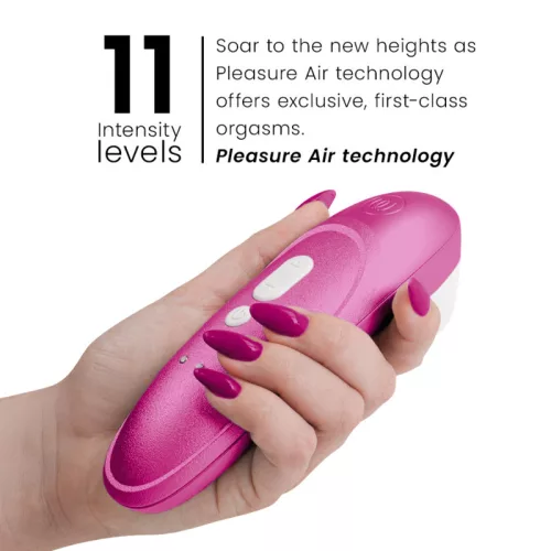 Womanizer Vibrátor Léghullámos, 11 fokozat, USB töltős Rózsaszín