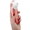 Womanizer Vibrátor Légtalpas stimuláció, 11 fokozat, újratölthető Bordó