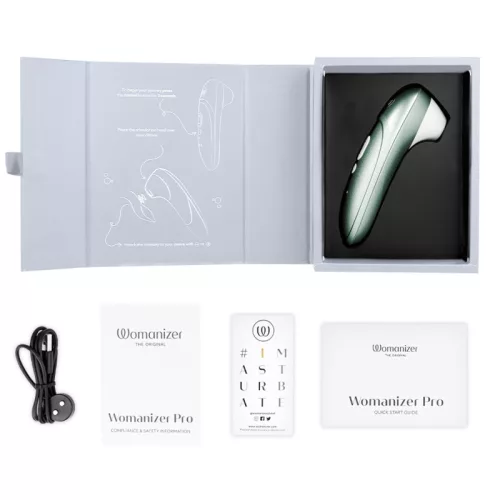 Womanizer Vibrátor Kontaktmentes levegős stimuláció 11 fokozat zöld
