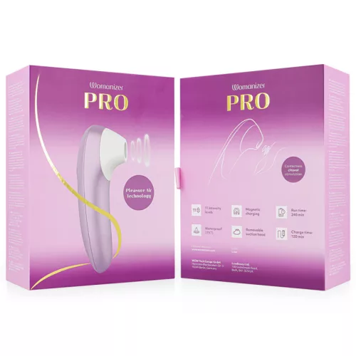 Womanizer Vibrátor Légpárnás stimuláció, 11 fokozat lila