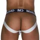 Macho Jockstrap Dupla támaszték, anatómiai kialakítás L fehér-kék