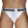 Macho Jockstrap Dupla tartás Fehér M
