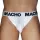 Macho Jockstrap Dupla tartás Fehér L