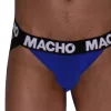 Macho Jockstrap Dupla tartás, anatómiai kialakítás L kék