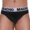 Macho férfi tangazokni dupla támogatással fekete L