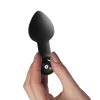 Rocks-off Anál plug Rezgő 16 funkció USB töltés Fekete