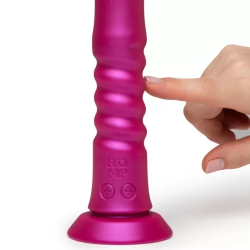 Romp Vibrátor Lökő mozgás, 6 fokozat, 4 mód Cosmic pink