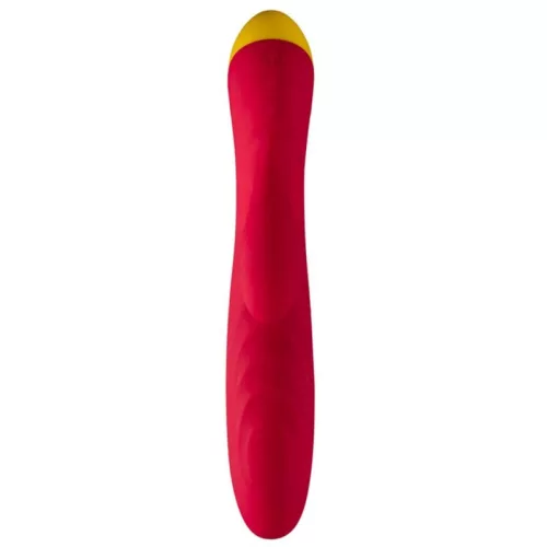 Romp Vibrátor Kettős stimuláció USB újratölthető vízálló piros