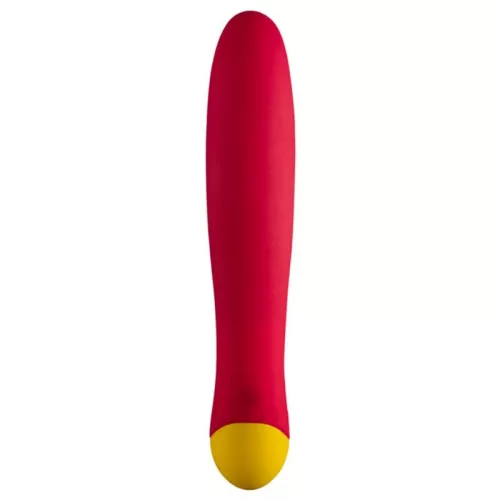 Romp Vibrátor Kettős stimuláció USB újratölthető vízálló piros