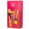 Romp Vibrátor Kettős stimuláció USB újratölthető vízálló piros