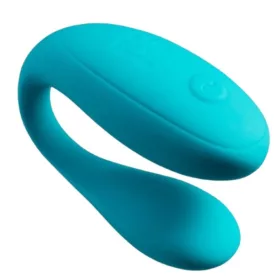   Romp Péniszgyűrű Vibrációs, Több mód, USB-töltős Türkiz