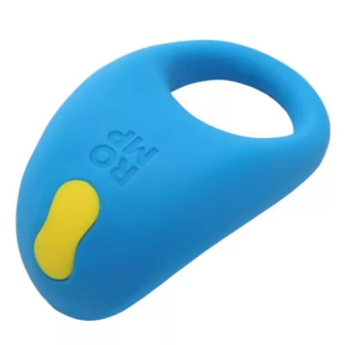 Romp Péniszgyűrű Rezgő klitorisz stimuláció USB töltés vízálló fekete
