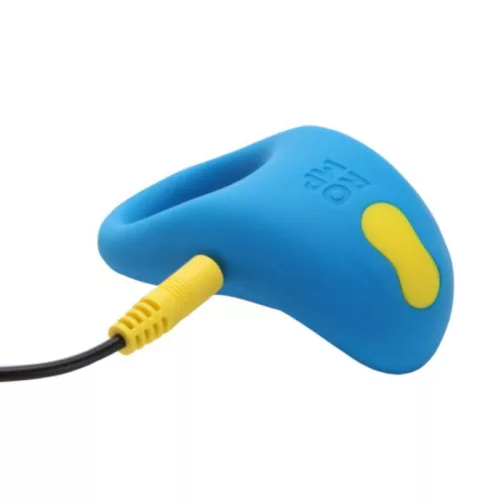Romp Péniszgyűrű Rezgő klitorisz stimuláció USB töltés vízálló fekete