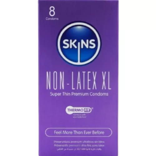 Skins óvszer latexbúramentes ultra-vékonyság XL 4 darabos csomag