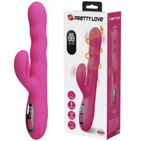   Pretty Love Vibrátor Dupla stimuláció, 9 rezgés, 4 hullámzás Rózsaszín