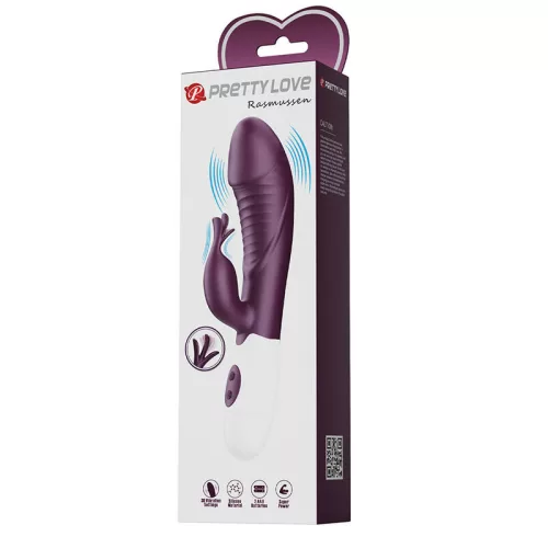 Pretty Love Vibrátor 30 rezgésfokozat Dual stimuláció Levendula