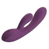 Pretty Love Vibrátor Kettős stimuláció USB töltés Lila