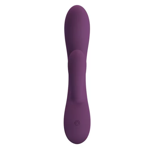 Pretty Love Vibrátor Kettős stimuláció USB töltés Lila