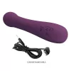 Pretty Love Vibrátor Kettős stimuláció USB töltés Lila