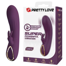   Pretty Love Vibrátor Nyúl Rezgő, 10 mód, USB töltős Lila