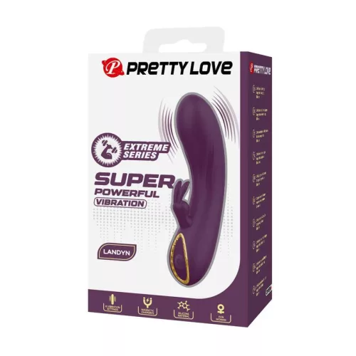Pretty Love Vibrátor Nyúl Rezgő, 10 mód, USB töltős Lila
