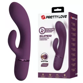   Pretty Love Vibrátor Kettős stimuláció, 10 mód, USB újratölthető Lila