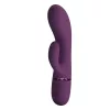 Pretty Love Vibrátor Kettős stimuláció, 10 mód, USB újratölthető Lila