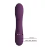 Pretty Love Vibrátor Kettős stimuláció, 10 mód, USB újratölthető Lila