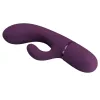 Pretty Love Vibrátor Kettős stimuláció, 10 mód, USB újratölthető Lila