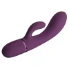 Pretty Love Vibrátor Kettős stimuláció, 10 mód, USB újratölthető Lila
